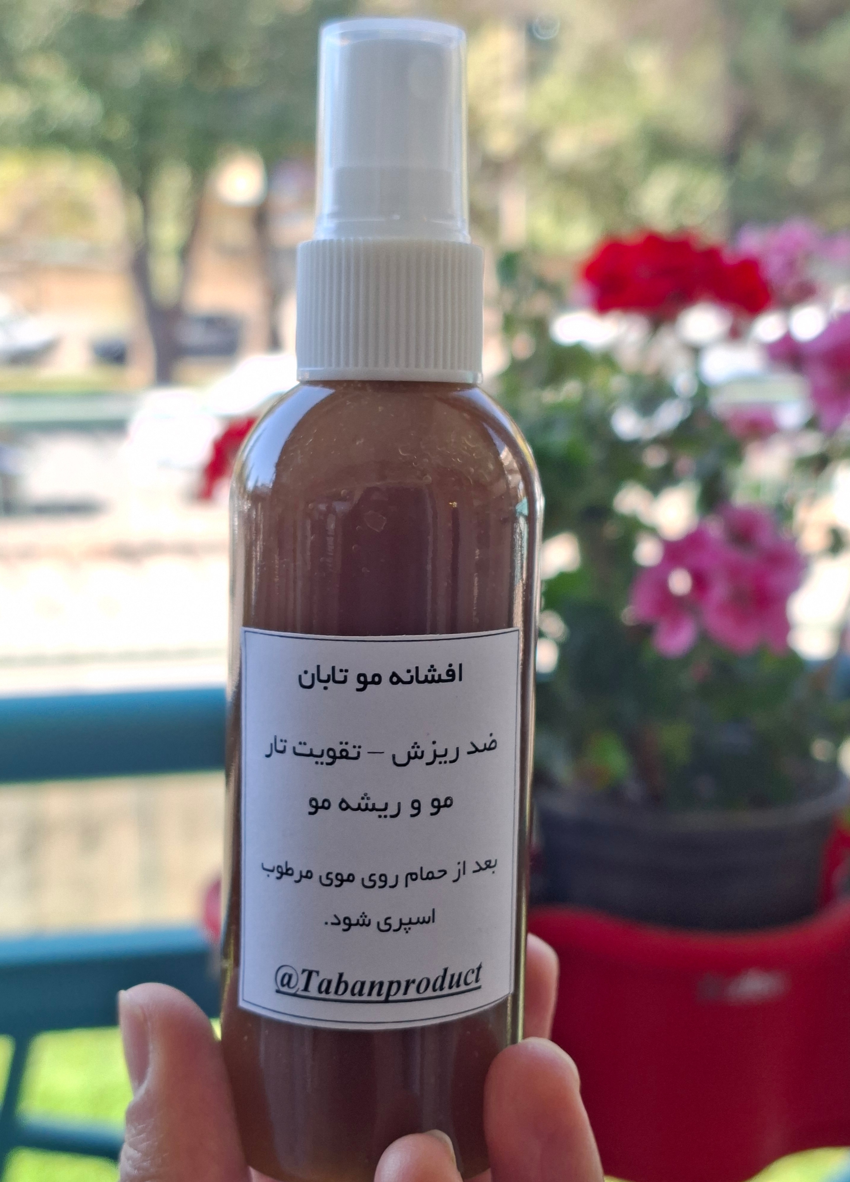 افشانه مو تابان